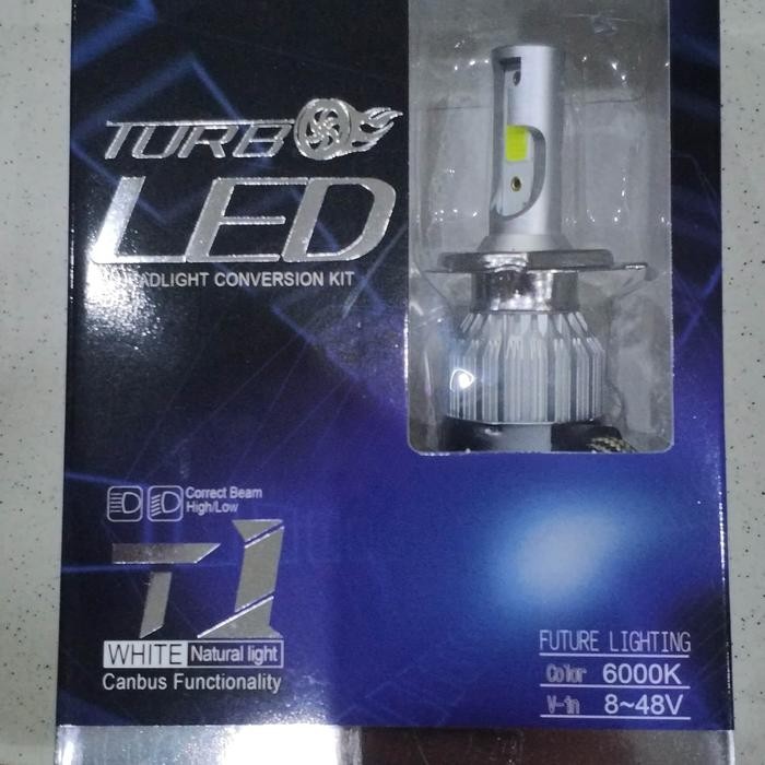 lampu led H4 TURBO T1 model C6 Garansi *