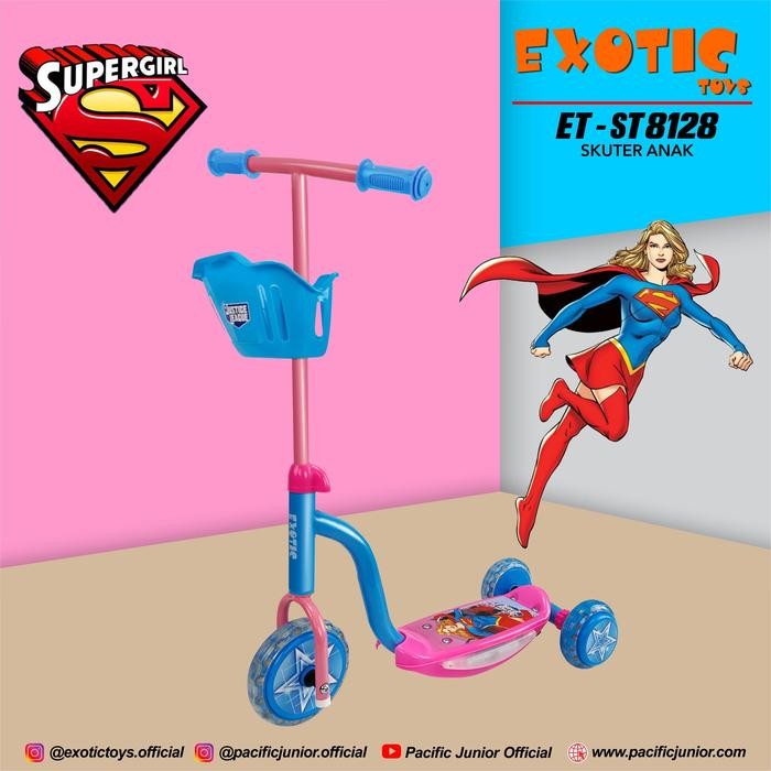 Skuter Scooter Anak EXOTIC ST 8128 Otoped Musik Lampu Rem