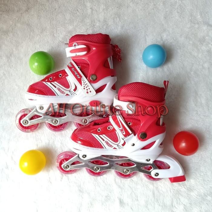 Sepatu roda Power bajaj roda nyala