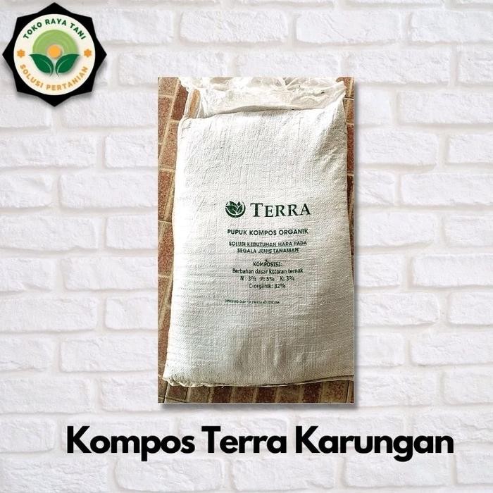 Jual Pupuk organik Kompos Terra karungan per 1 sak isi 12kg *