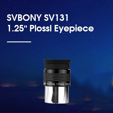 SVBONY Lensa Okuler Teleskop 1.25 Inch Eyepiece Multi Coated 48 Degree - SV131