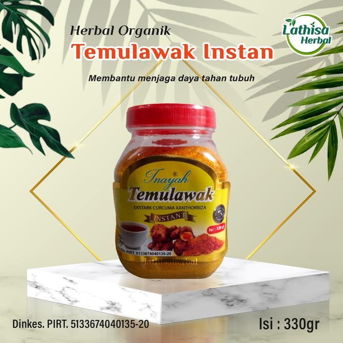 

New Temulawak instan Toples Inayah Drink Bubuk