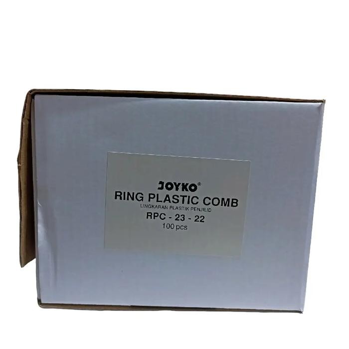 

Joyko RPC-23-22 Ring Plastik Comb Uk.22mm / Lingkaran Plastik Jilid F4 / Spiral Jilid Round Folio