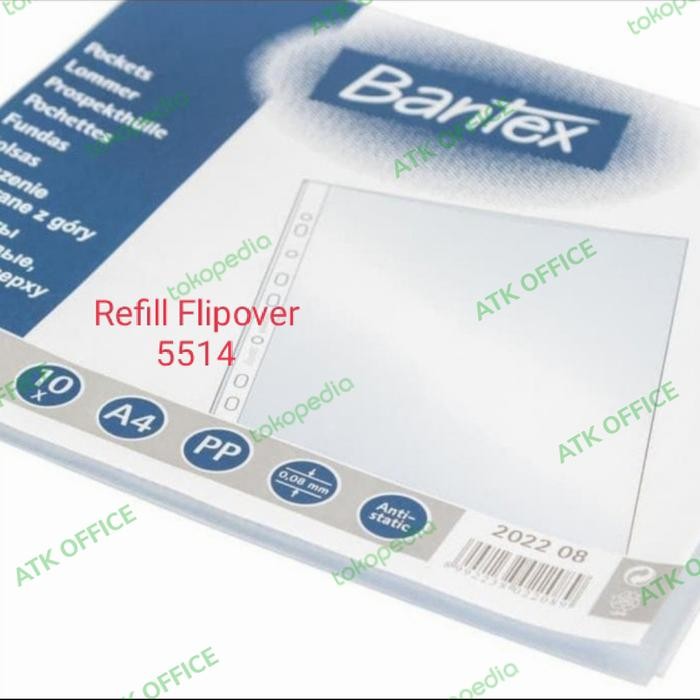 

Pocket For Flipover Presentation Bantex 2022 (10Pcs) A4 Flipover 5514