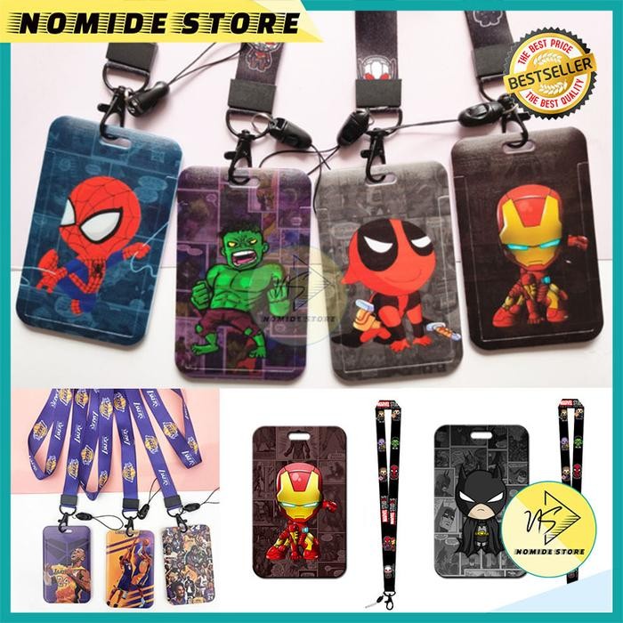 

Name Tag Id Card Holder Korea Motif Kartun Hardcase Aksesoris GTG