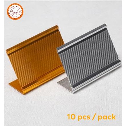 

Price Tag Display Name Silver Gold - 10pcs/pack