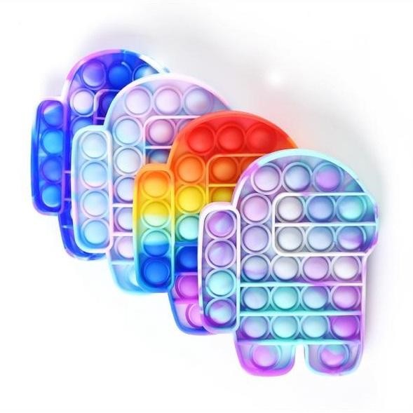 Among Us Series Tik Tok / Tiktok Toy Push Pop Pop It Bubble Fidget *