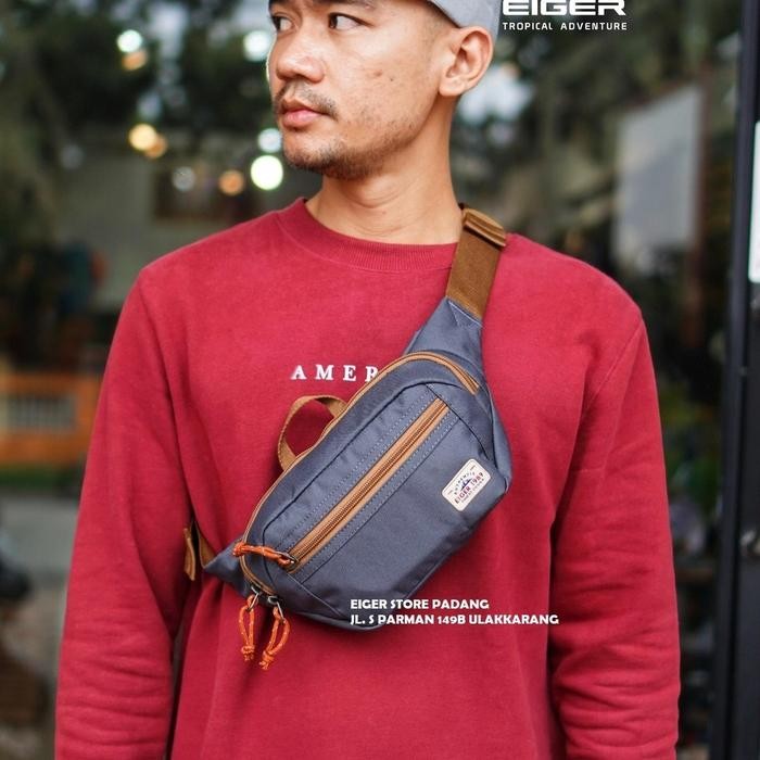 Eiger Grapnel Waistbag Tas Selempang Pria Original