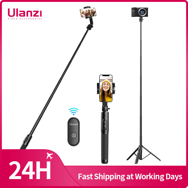 Ulanzi SK-03 1.5m Bluetooth Wireless Selfie Stick Tripod Monopod for Smartphone GoPro Hero 12 11 10