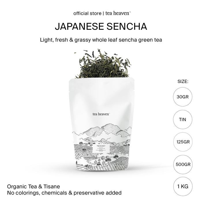 

Sencha Japanese Green Tea Premium Teh Hijau Jepang Organik