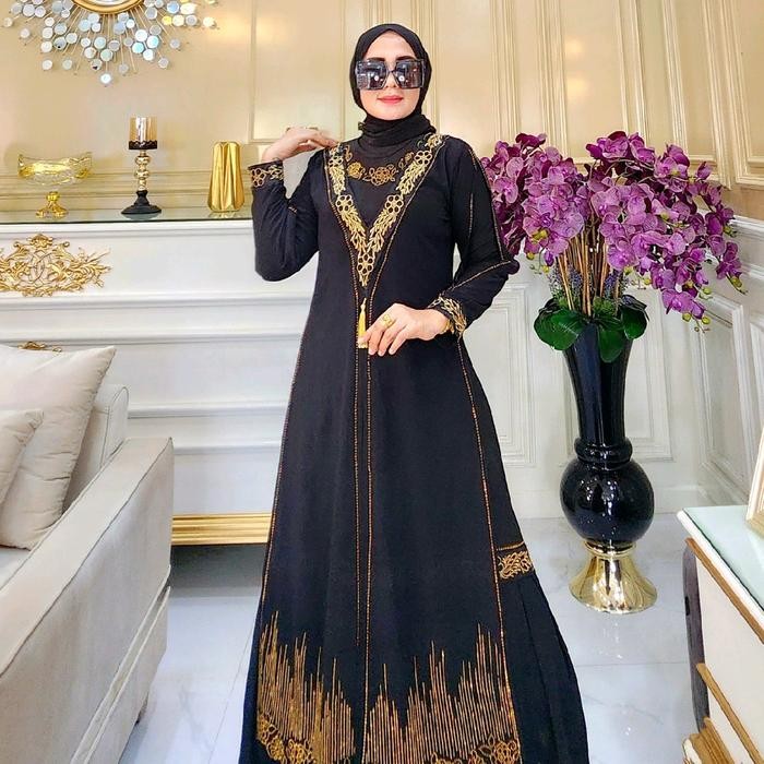 Abaya Turkey Model Jambul Warna Dyb Tetbaru