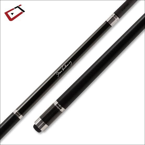 Stick Billiard Cuetec SVB Black Hitam Linen Wrap Baru Segel