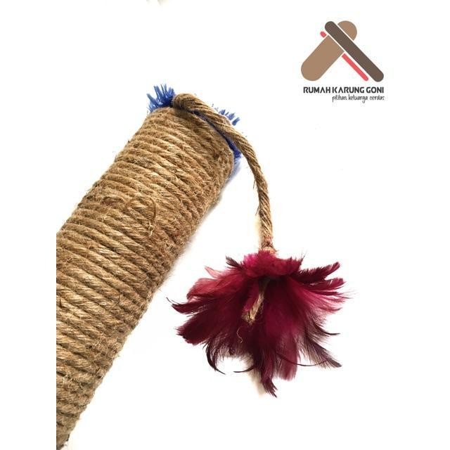 Garukan Kucing Single - Mainan Kucing Tali Goni - Cat Condo - Cat Scratcher - Mainan Kucing