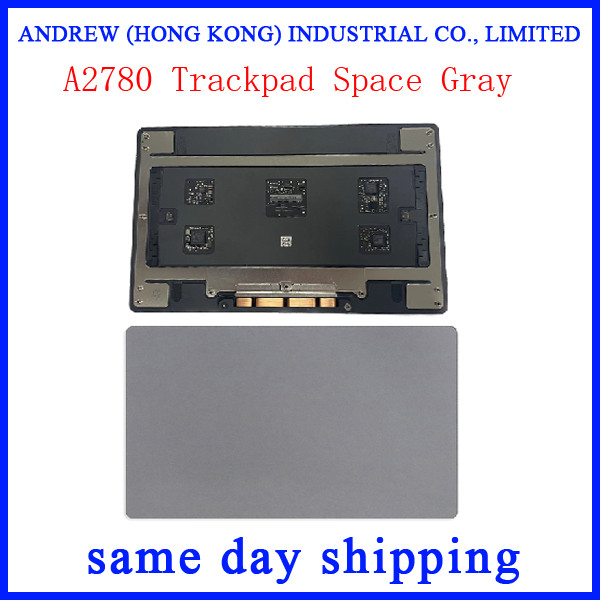 Original New A2780 Trackpad for MacBook Pro 16" M2 Froce Touch Touchpad Space Gray Color Replacement