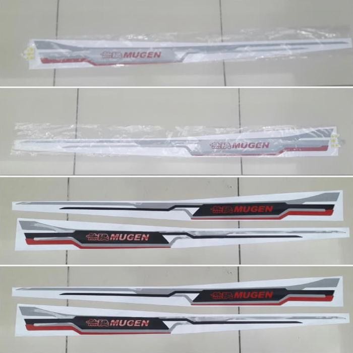 TERBARU STIKER BODY SAMPING MUGEN MOBIL UNIVERSAL BRV BRIO MOBILIO HRV CRV JAZZ