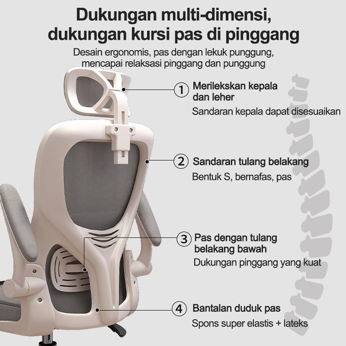 Kursi Kantor Nimalis Korean Style / Kursi Kerja / Kursi Belajar / Kursi Nimalis / Kursi Santai