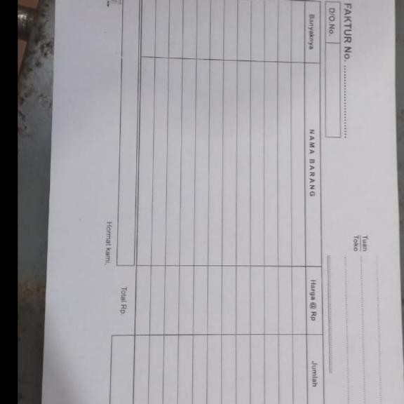 

Terlaris- Nota Faktur 3Ply [10/Pak] Elvins-Faktur 3Rangkap