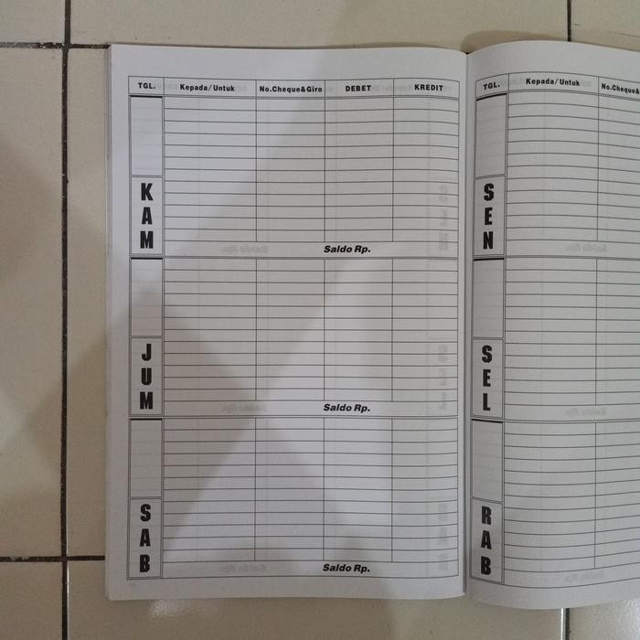 

Terlaris- Buku Agenda Saldo Bank Folio Sl