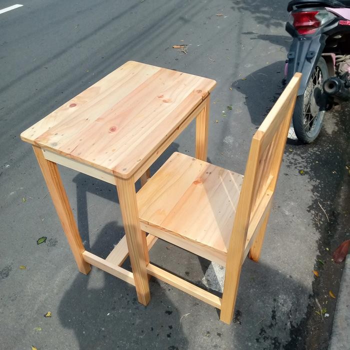 Meja Belajar Kayu Jati Belanda