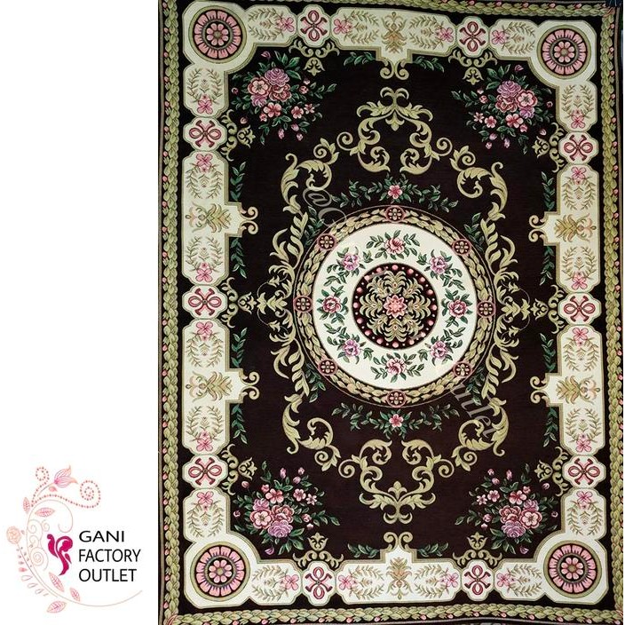 Karpet Lantai Karpet Permadani Tebal Anti Slip Kode 1441 002
