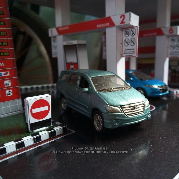 Jual Diorama Diecast Skala 64 - Miniatur Spbu Pertamina