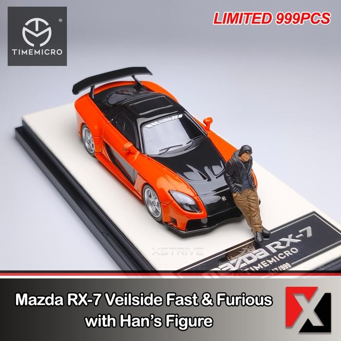 Jual Time Micro 1:64 Mazda Rx-7 Veilside & Han Mazda Rx7 Fast And Furious