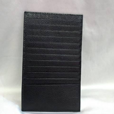 

Dompet Kartu Panjang Card Holder Model Slim Kulit Hitam Pria