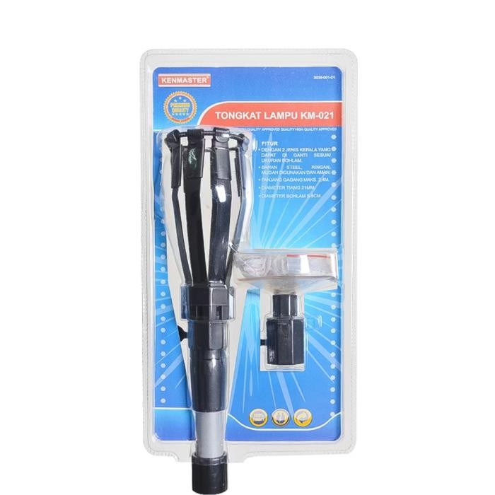 Tongkat Pengganti Lampu Stik Gala Pasang Copot Ganti Bola Bohlam Lampu Kenmaster Km-021 2,4 Meter 8