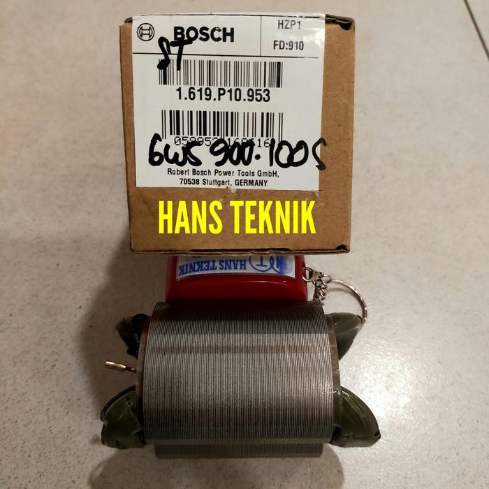 Stok Terbatas Stator Bosch Gws 900-100 S Kumparan Sparepart Gerinda Tangan Original
