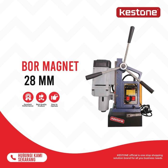 Mantab Bor Magnet 28 Mm - Magnetic Drill Mesin Bor Besi Magnet