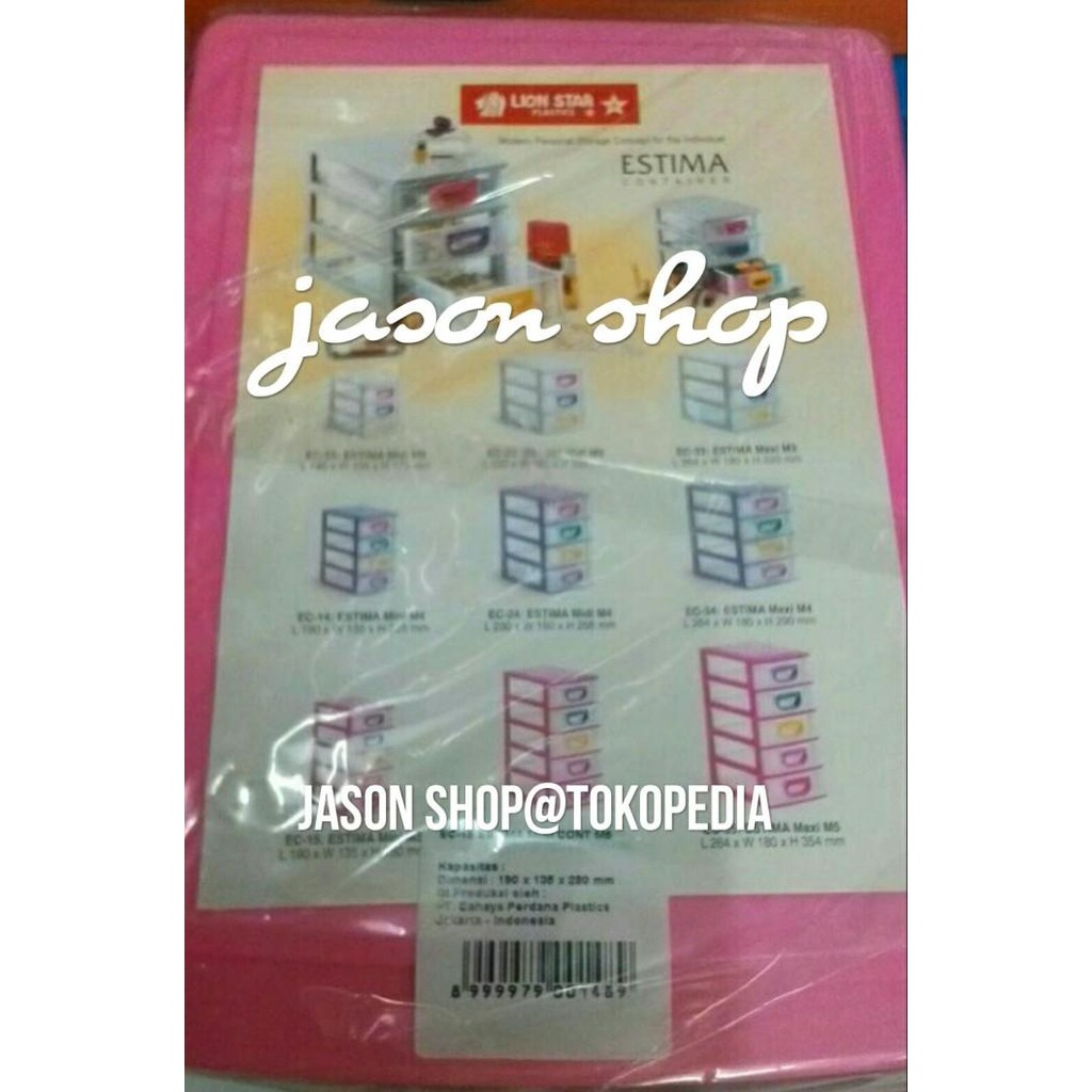 (Expert) Laci plastik/Rak kecil Lion Star Susun 5