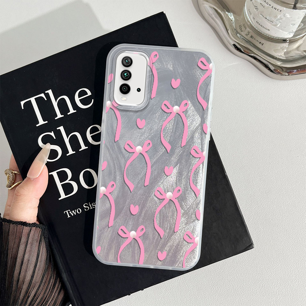 Casing Hp Untuk Xiaomi Redmi 9T   Case Hard  Heart Bow C1 2026 Hardcase Phone Cassing Kesing Cesing 