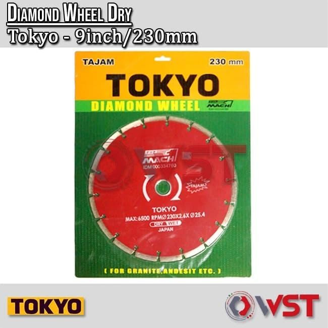 TOKYO DIAMOND WHEEL DRY 9 INCH - MATA POTONG BETON KERAMIK GRANIT TERMURAH