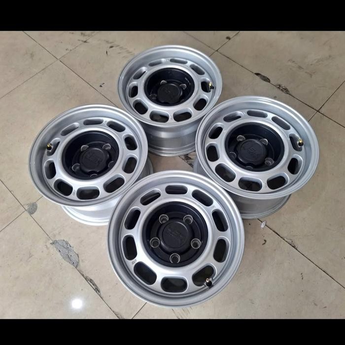 VELG BEKAS RING 15 VELG HSR KLG R15 LEBAR 8 ET 0 PCD 5X139