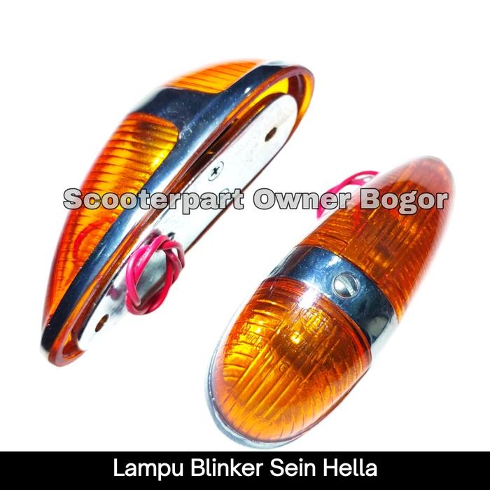 Lampu Mika Sein Blinker Hella Vespa VGLA VGLB Kongo T4 Augsburg Sprint GSVS GSMK
