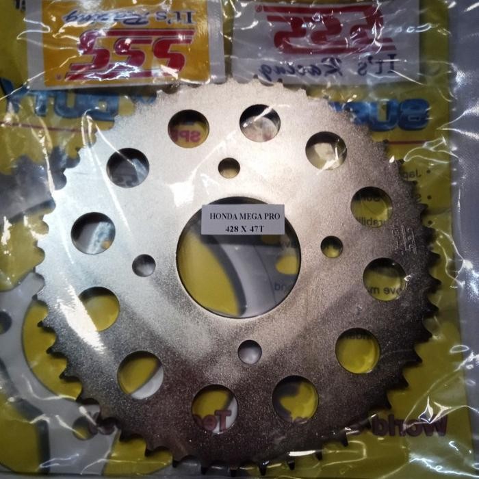 SSS Gear Belakang Mega Pro CB 150R CBR 150 Sonic Verza 415 428 ORI SSS