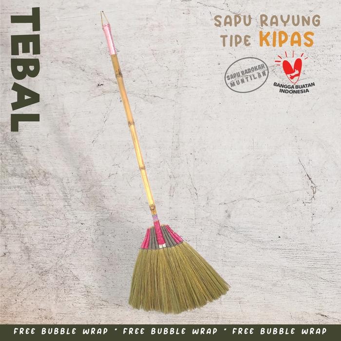 Sapu Lantai Ijuk Rayung Tebal Muntilan, Tipe Sapu Kipas