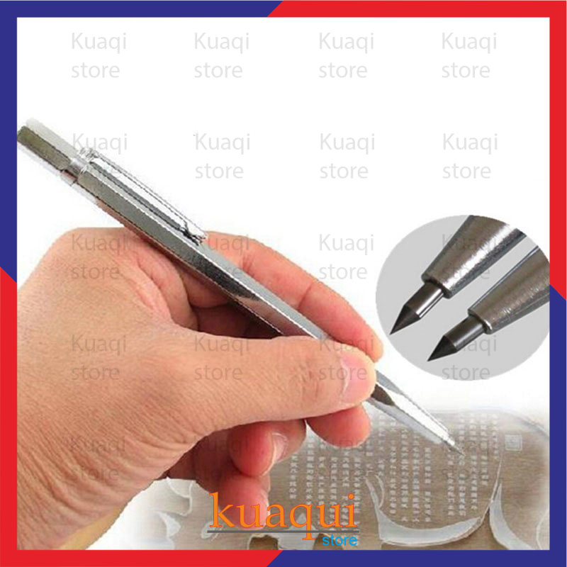 

KNIFEZER Pena Ukir Metal Scriber Tungsten Carbide Tip