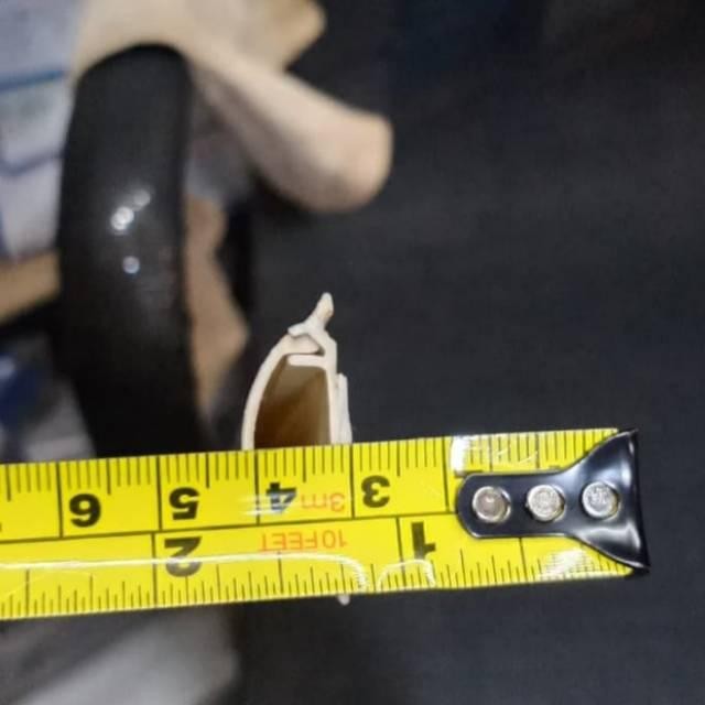 (Expert) Kabel duct lantai floor cable duct 10x35 melengkung oval