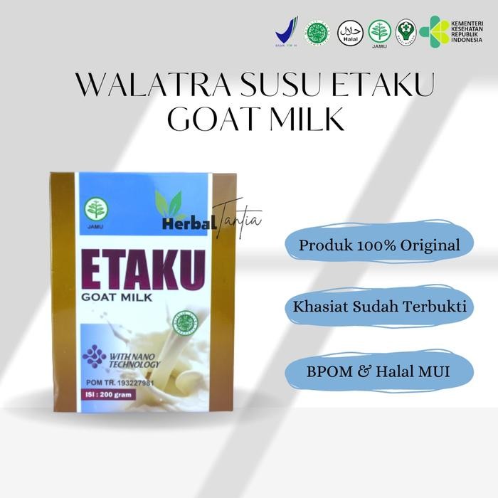 

(Expert) ETAKU Goat Milk Susu Kambing Etawa 100% Original Peninggi Badan Atasi Masalah Persendian