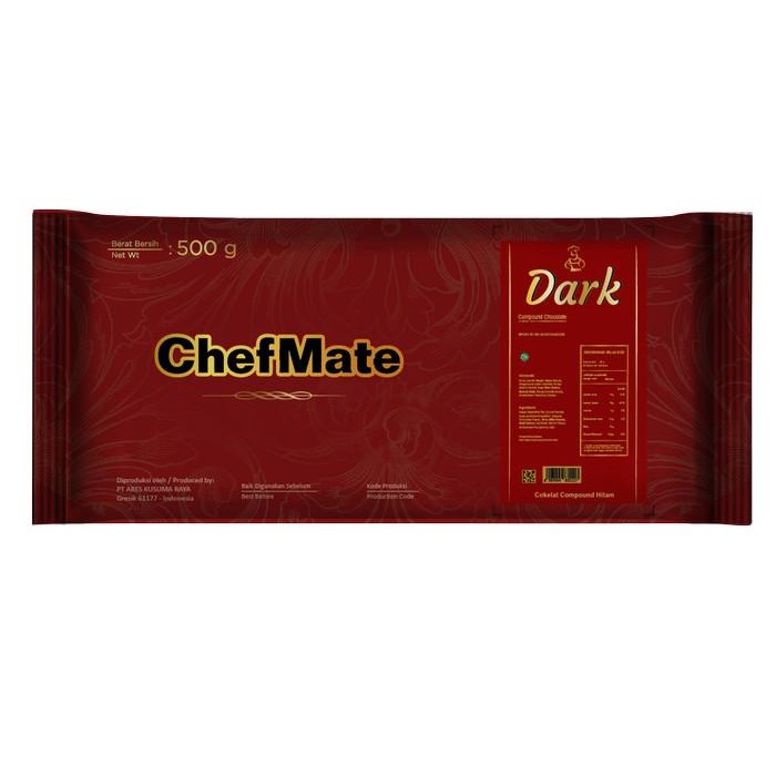 

(Expert) CHEFMATE BLOK DARK 500 GR ( READY STOCK )