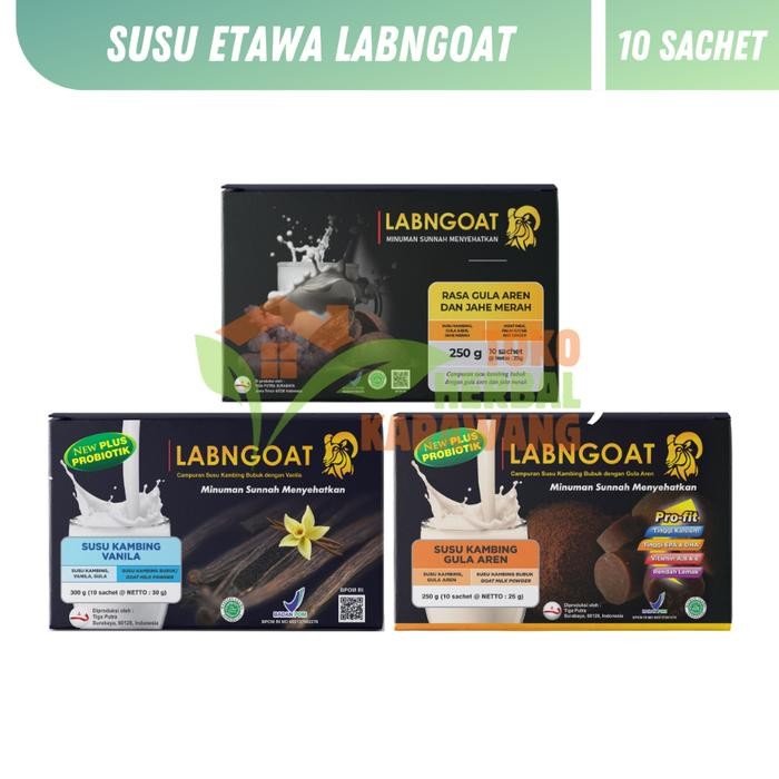 

(Expert) [READY STOK] LABNGOAT Labn Goat - Susu Kambing Etawa Premium 3 Varian Rasa