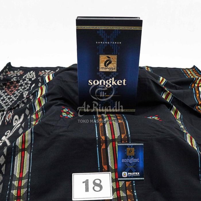 ASLI Sarung Mangga Motif Songket Tumpal Kembang READY STOCK