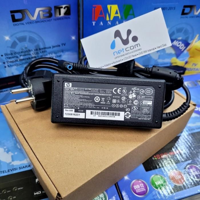 Charger Adaptor Laptop HP 14 Series HP X360 14s Pavilion 14 65Watt Ori