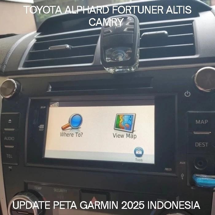 update peta GPS garmin mobil head unit