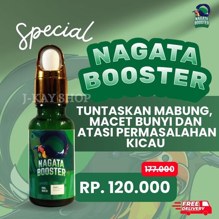 Nagata Booster Burung Atasi Masalah Kicau, Mabung, Rontok Dll