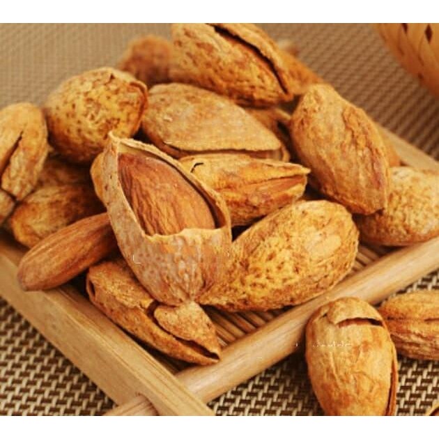 

terlaris 250gr(1/4kg) ALMOND CANGKANG RASA SUSU OLEH2 HAJI/UMROH Almond Roasted ( Kacang Panggang )