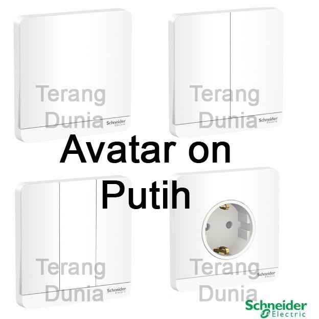 Schneider AvatarOn Putih Saklar AvatarOn Stopkontak AvatarOn Schneider
