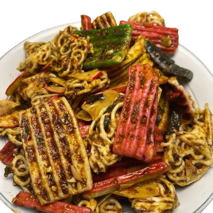 

SEBLAK MIX CAMPUR 500gram Pedas Gurih Kering Food Snack Cemilan Keripik Asin Makanan Kerupuk Halal