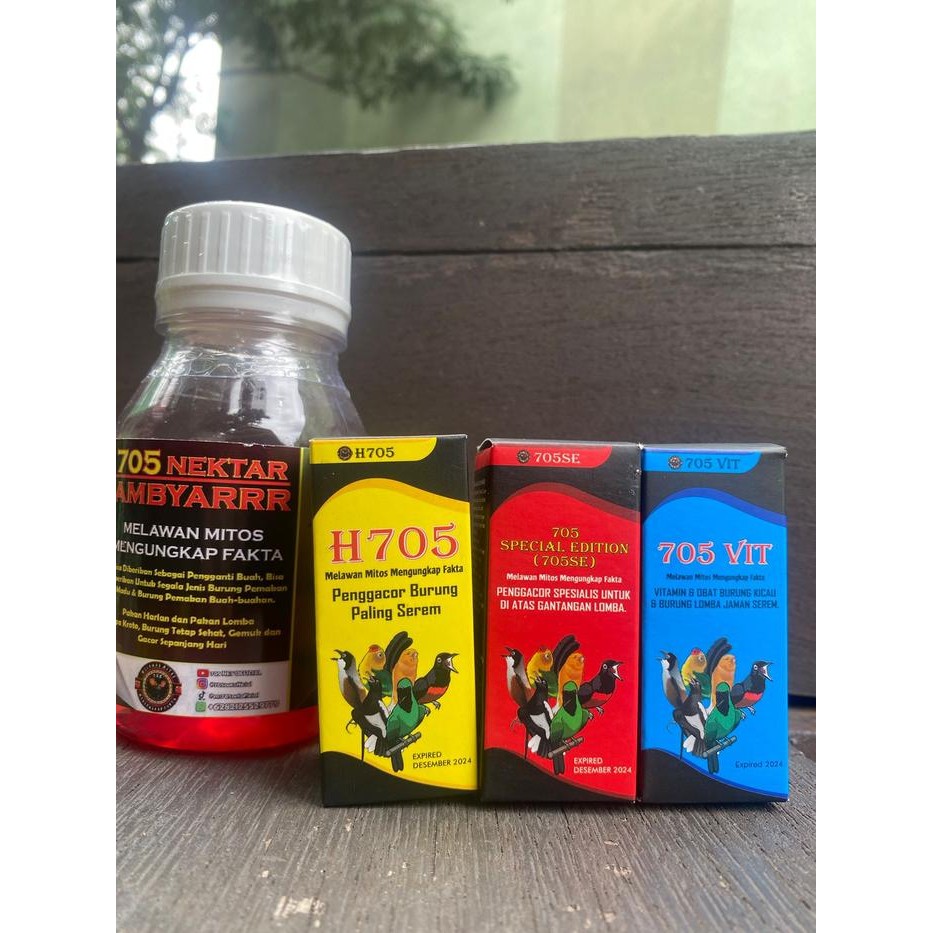 PAKET BUNDLING 1 H705 + 1 705VIT + 1 705SE , 1 705 NEKTAR PLECI